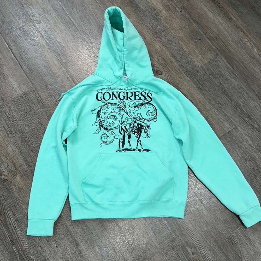 All American Quarter Horse Congress Hoodie size small